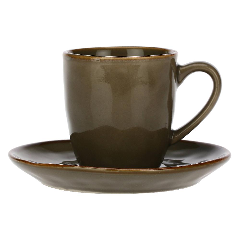 ROSÈ A POIS Set 6 Tazzine Caffè con piattino Concerto Grigio Tortora Shopping Online