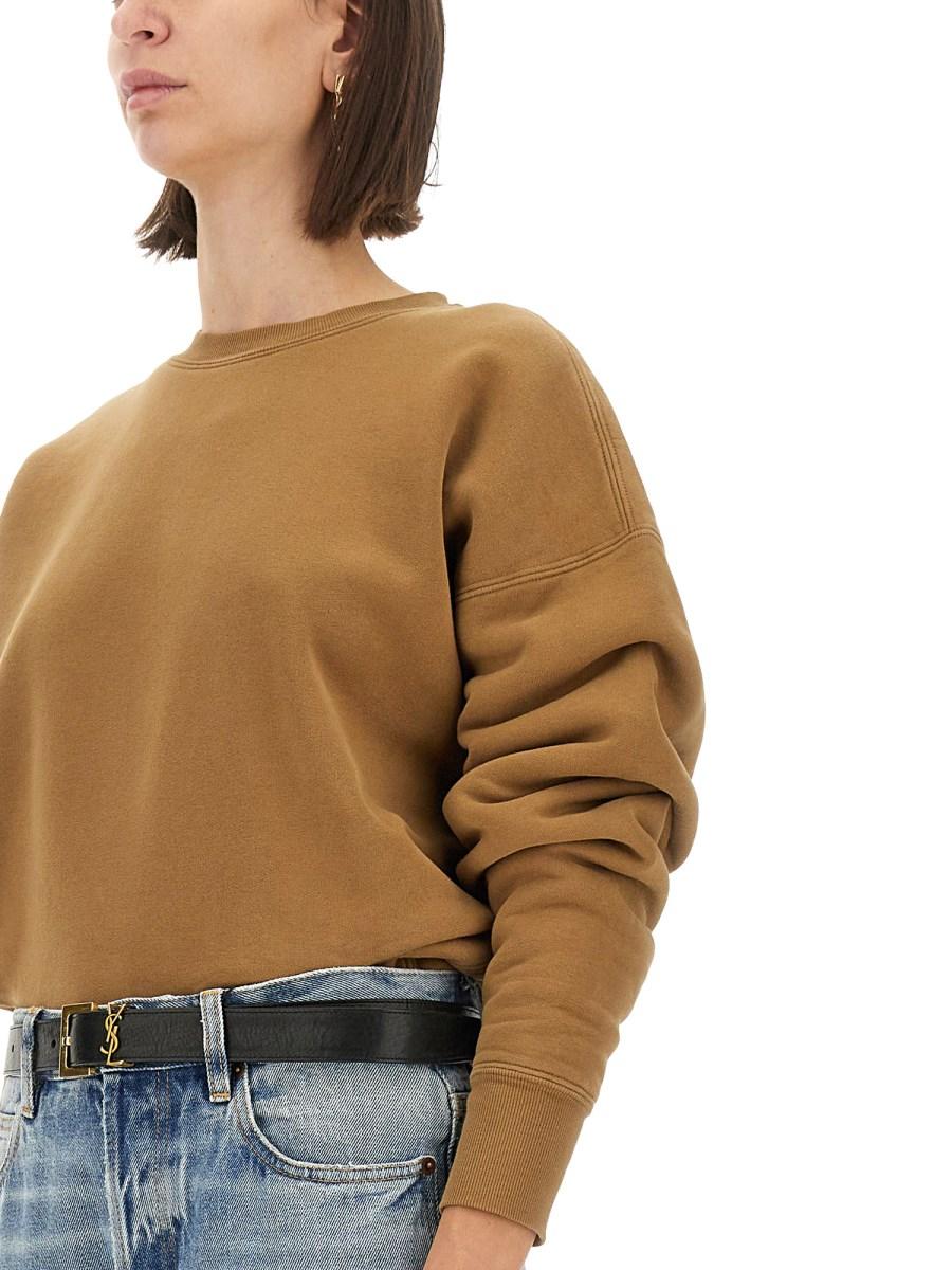 SAINT LAURENT FELPA CON LOGO Nuova