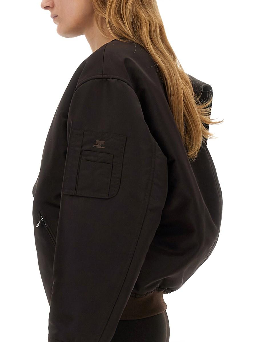 COURREGES BOMBER CON COLLO A FIOCCO Shopping Online