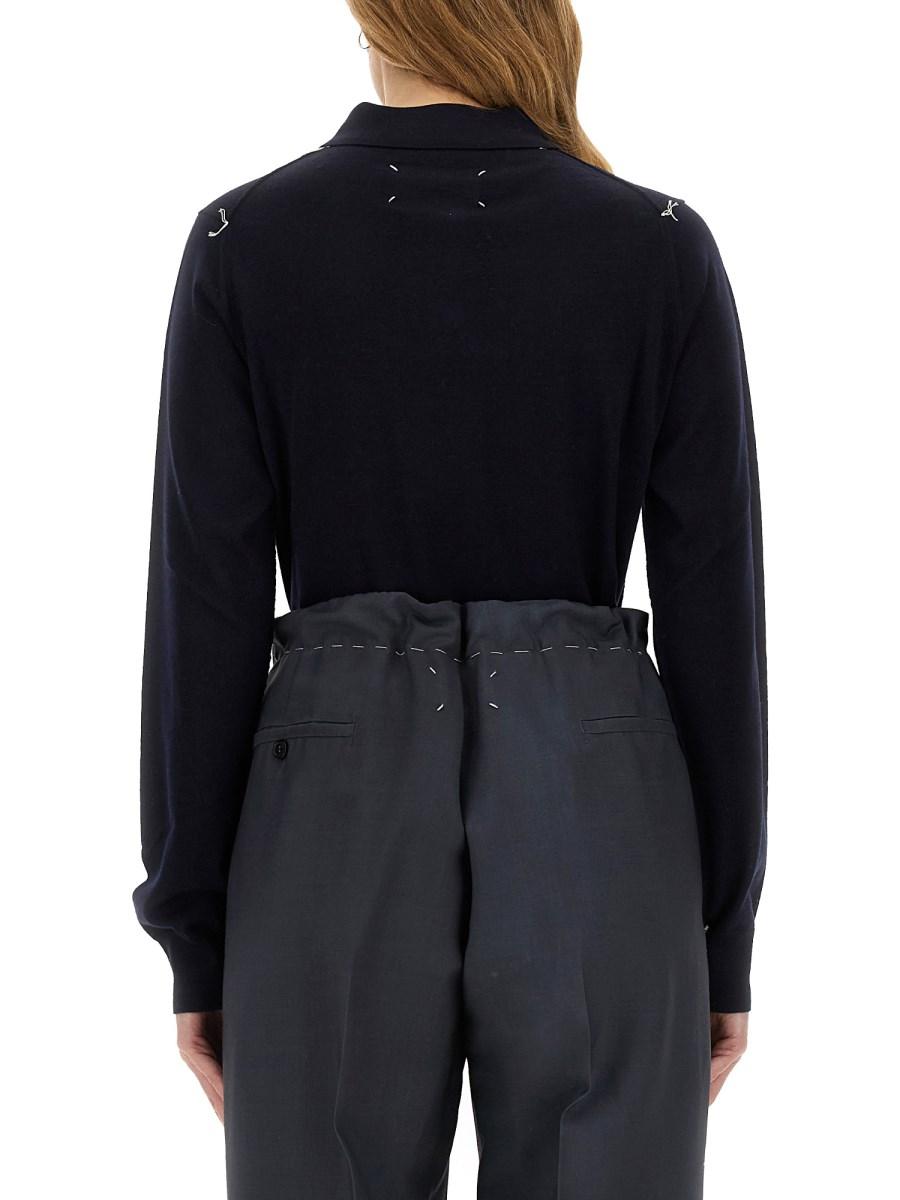 MAISON MARGIELA POLO IN LANA Prezzo Ridotto