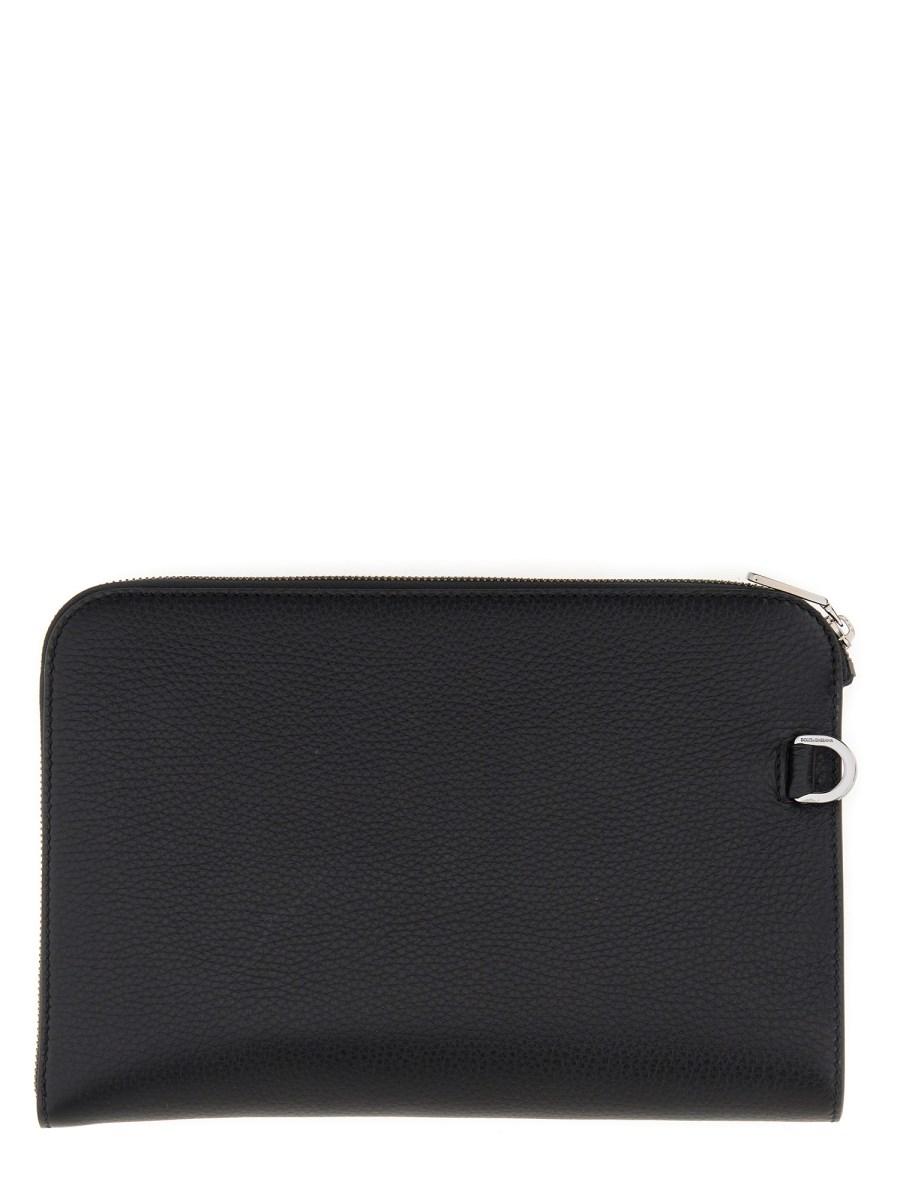 DOLCE & GABBANA POUCH MEDIUM IN PELLE Super Saving Price