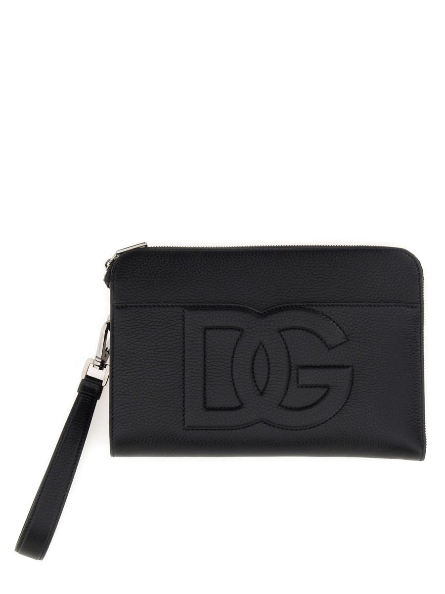 DOLCE & GABBANA POUCH MEDIUM IN PELLE Super Saving Price