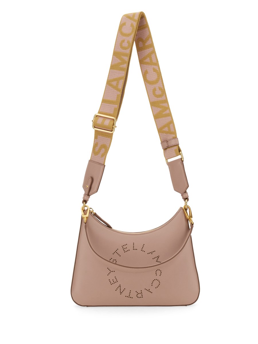 STELLA McCARTNEY BORSA A SPALLA SMALL CON LOGO IN ALTER NAPPA Only for today