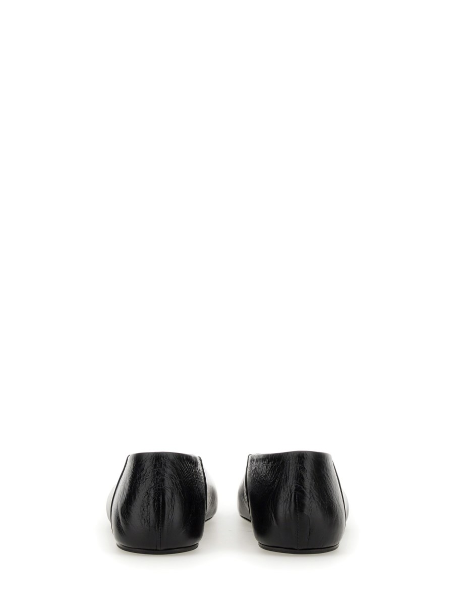 JIL SANDER SLIPPER IN PELLE Offerta