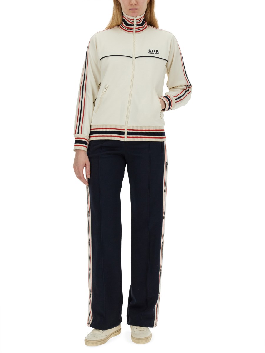 GOLDEN GOOSE PANTALONE JOGGING WIDE LEG Moda