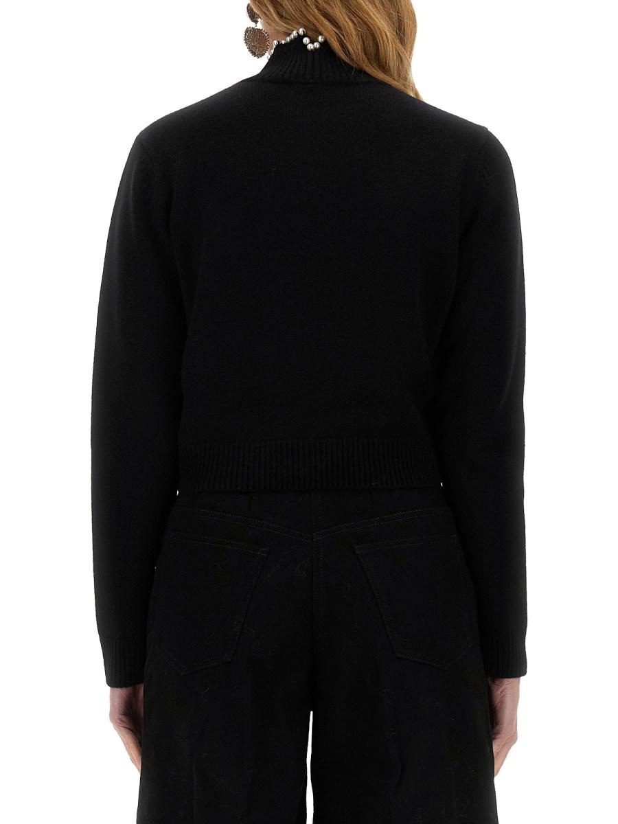 NINA RICCI MAGLIA "TURTLENECK" CON PERLE Affare Del Giorno