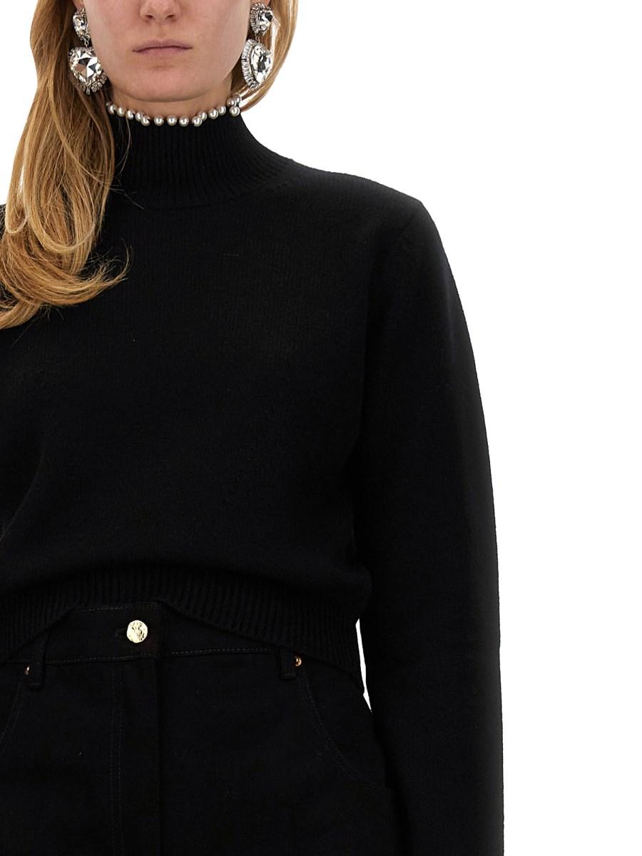 NINA RICCI MAGLIA "TURTLENECK" CON PERLE Affare Del Giorno
