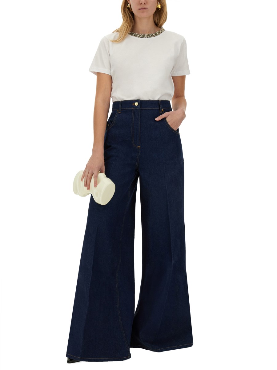 NINA RICCI JEANS SVASATO IN DENIM Presa