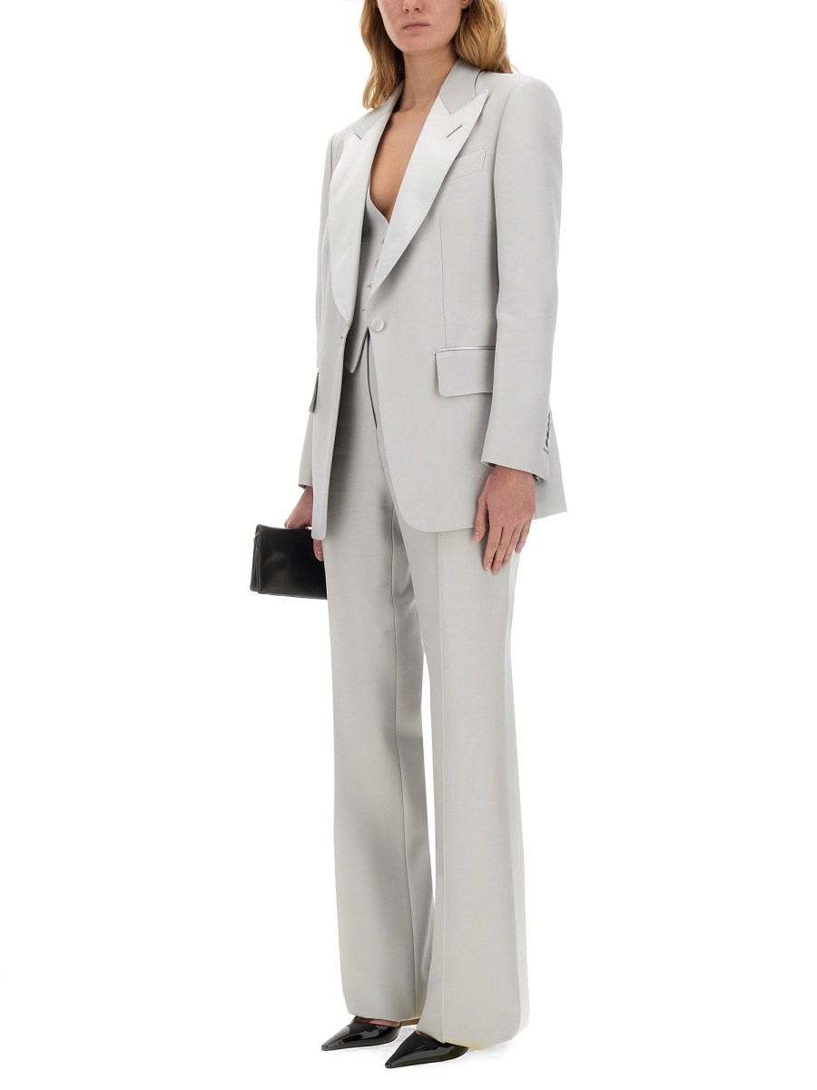 TOM FORD GIACCA TUXEDO MONOPETTO "BIANCA" Economico