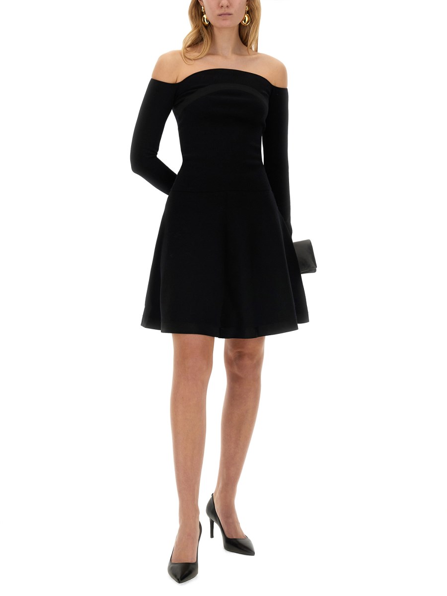 NINA RICCI MINIGONNA SVASATA IN MISTO LANA In Vendita