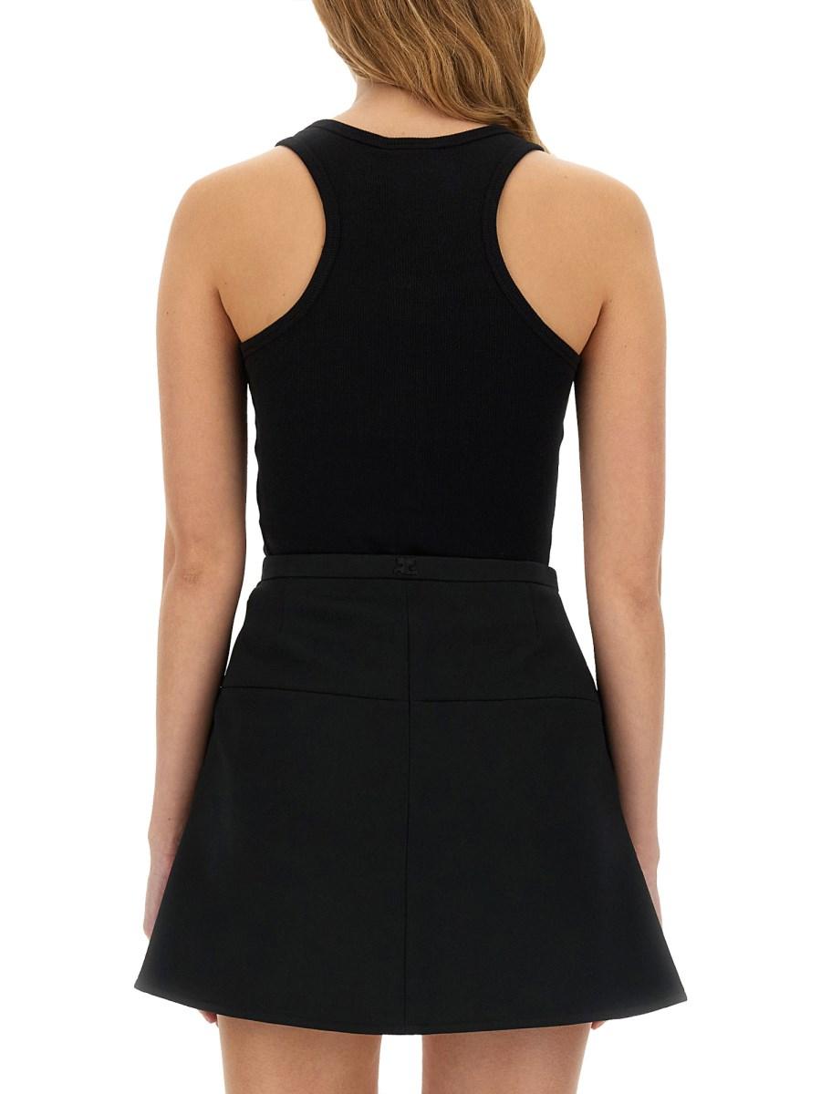 COURREGES TANK TOP RIB 90'S Offerte