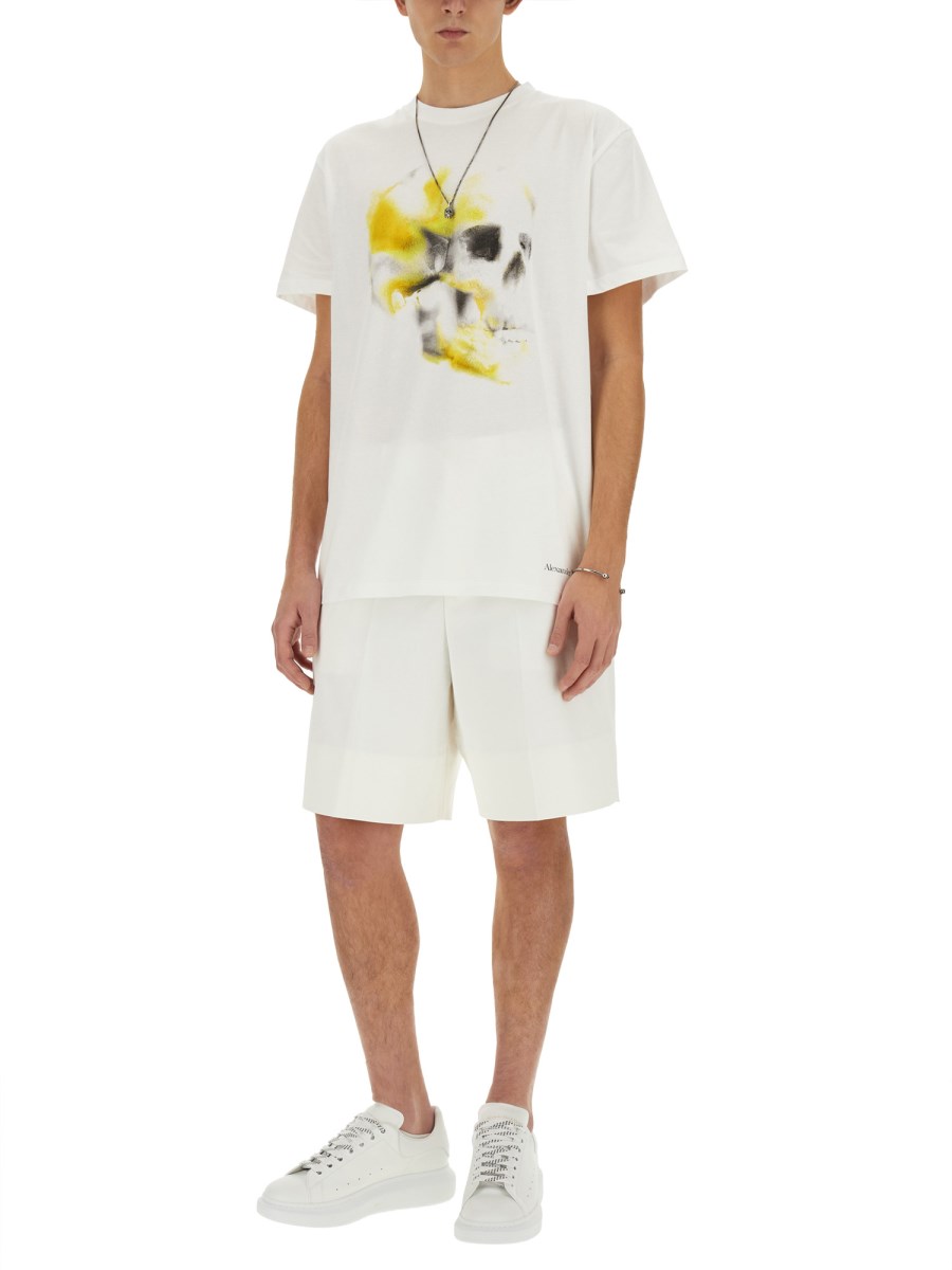 ALEXANDER McQUEEN T-SHIRT "OBSCURED SKULL" 2025