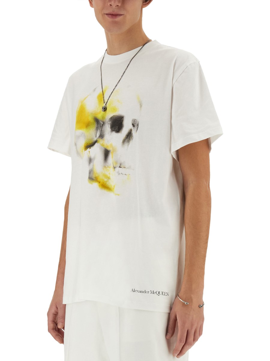 ALEXANDER McQUEEN T-SHIRT "OBSCURED SKULL" 2025