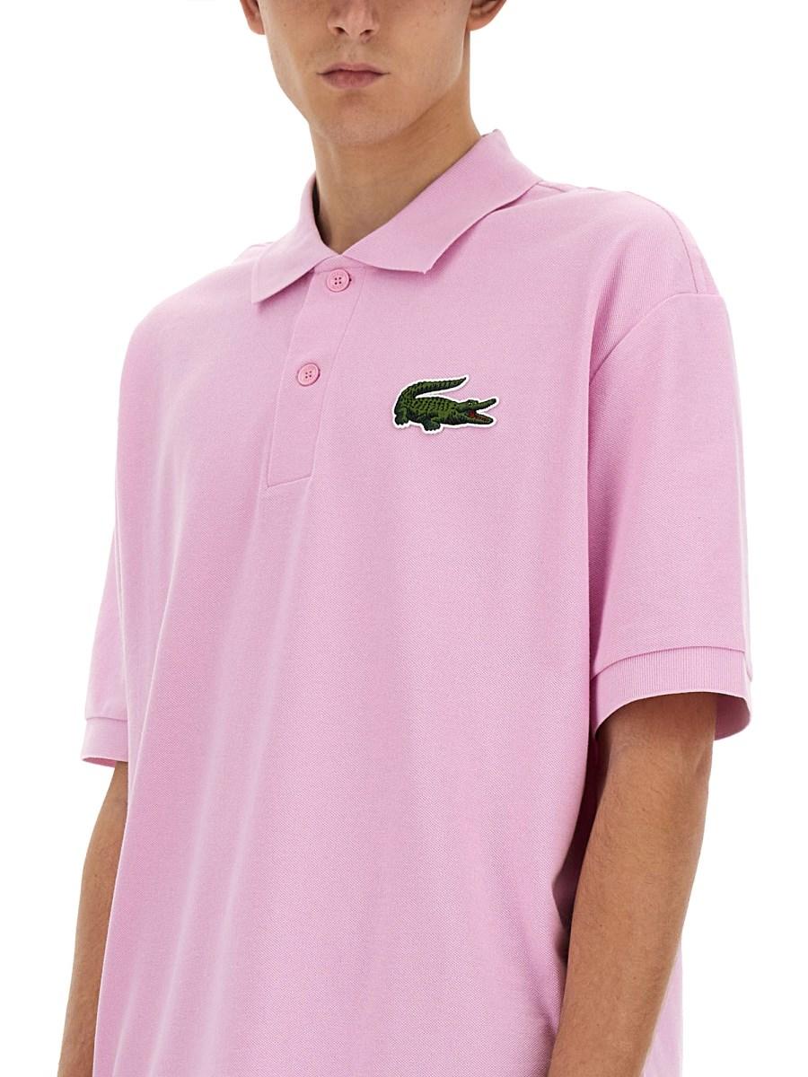 LACOSTE POLO CON LOGO Vendita