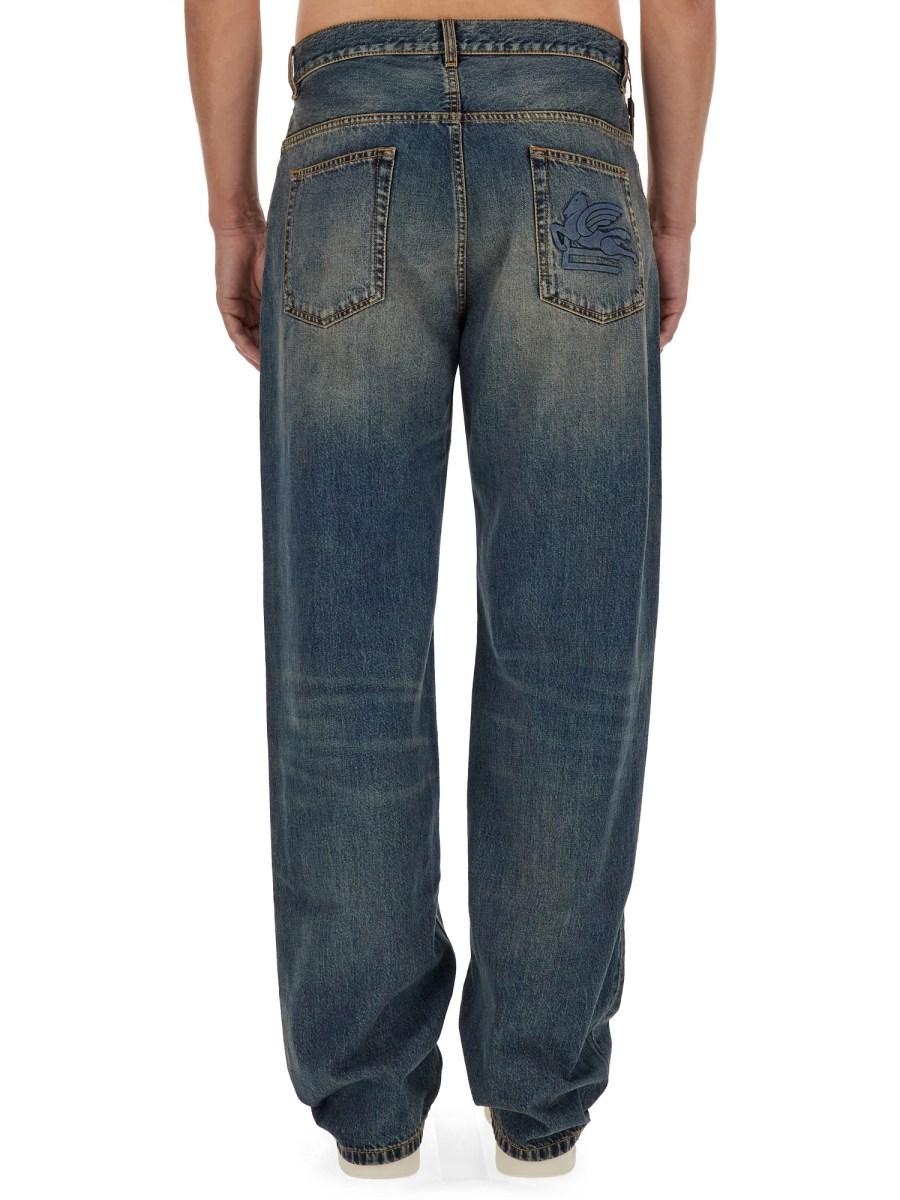 ETRO JEANS IN DENIM DI COTONE Sconto