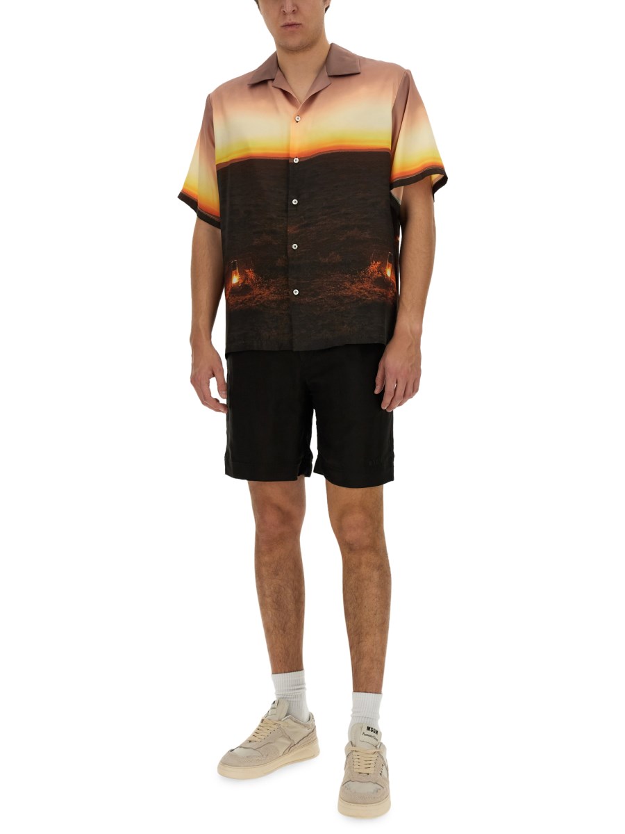 MSGM SHORT CON LOGO Saldi
