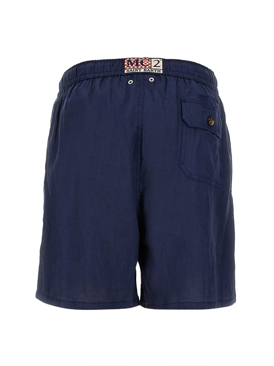 MC2 SAINT BARTH COSTUME DA BAGNO IN LINO Offerte