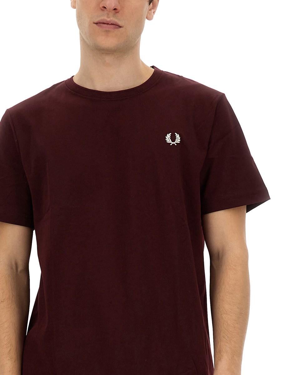 FRED PERRY T-SHIRT IN JERSEY DI COTONE CON LOGO I Più Venduti