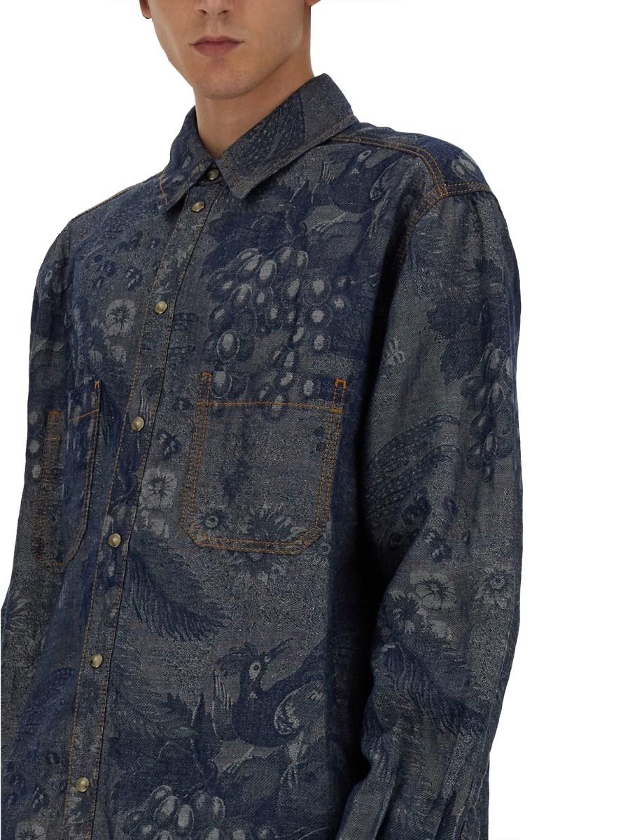 ETRO CAMICIA IN COTONE CON MOTIVO PAISLEY Negozio