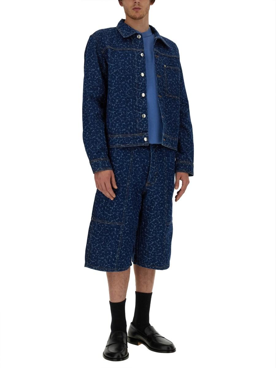 MAISON KITSUNÉ GIACCA IN DENIM In Saldo