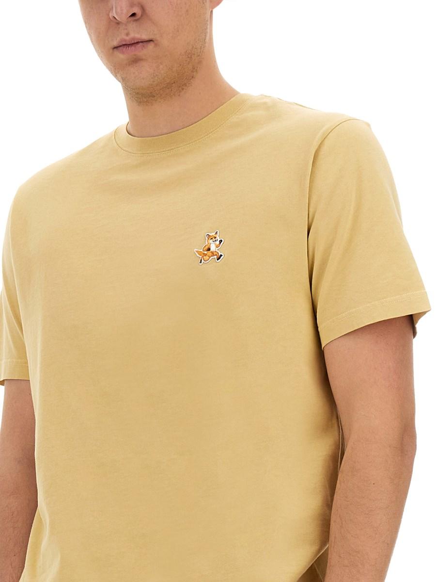 MAISON KITSUNÉ T-SHIRT "SPEEDY FOX" Nuova
