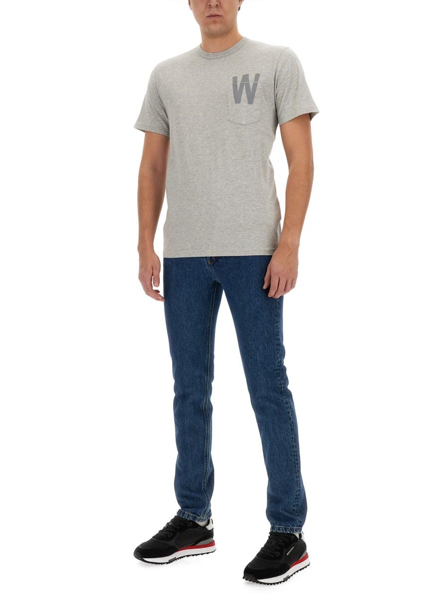 WOOLRICH T-SHIRT CON LOGO Italy