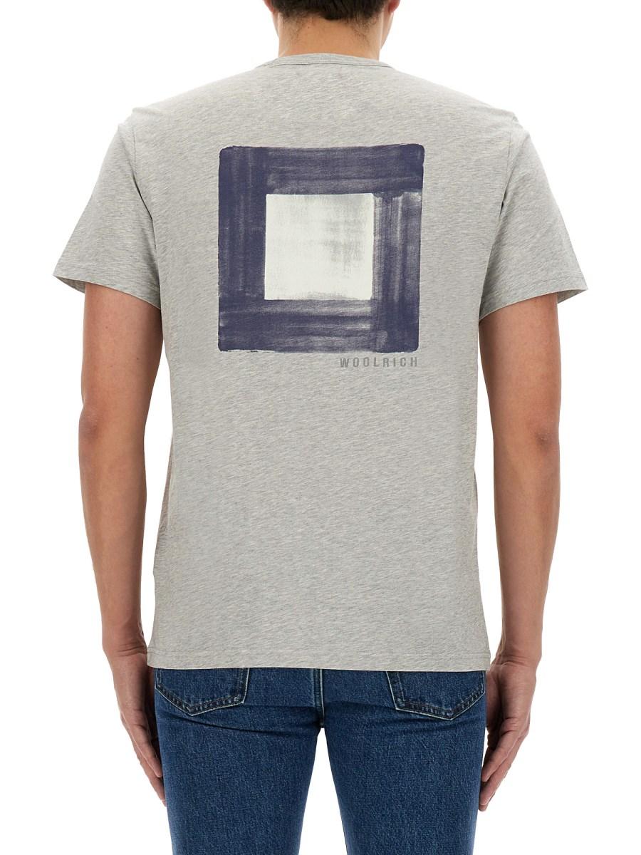 WOOLRICH T-SHIRT CON LOGO Italy