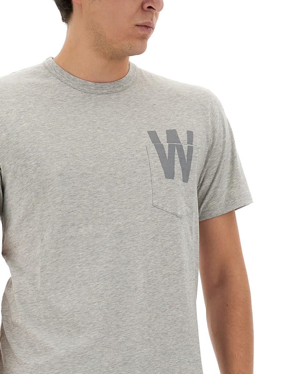 WOOLRICH T-SHIRT CON LOGO Italy