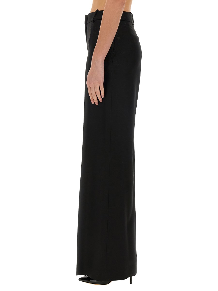 NINA RICCI PANTALONE AMPIO IN GABARDINE DI LANA Promozione