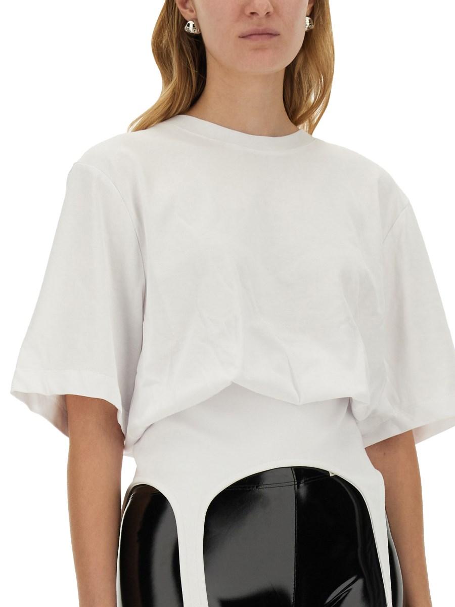 FIORUCCI T-SHIRT IN COTONE CON BRETELLE Consegna Veloce