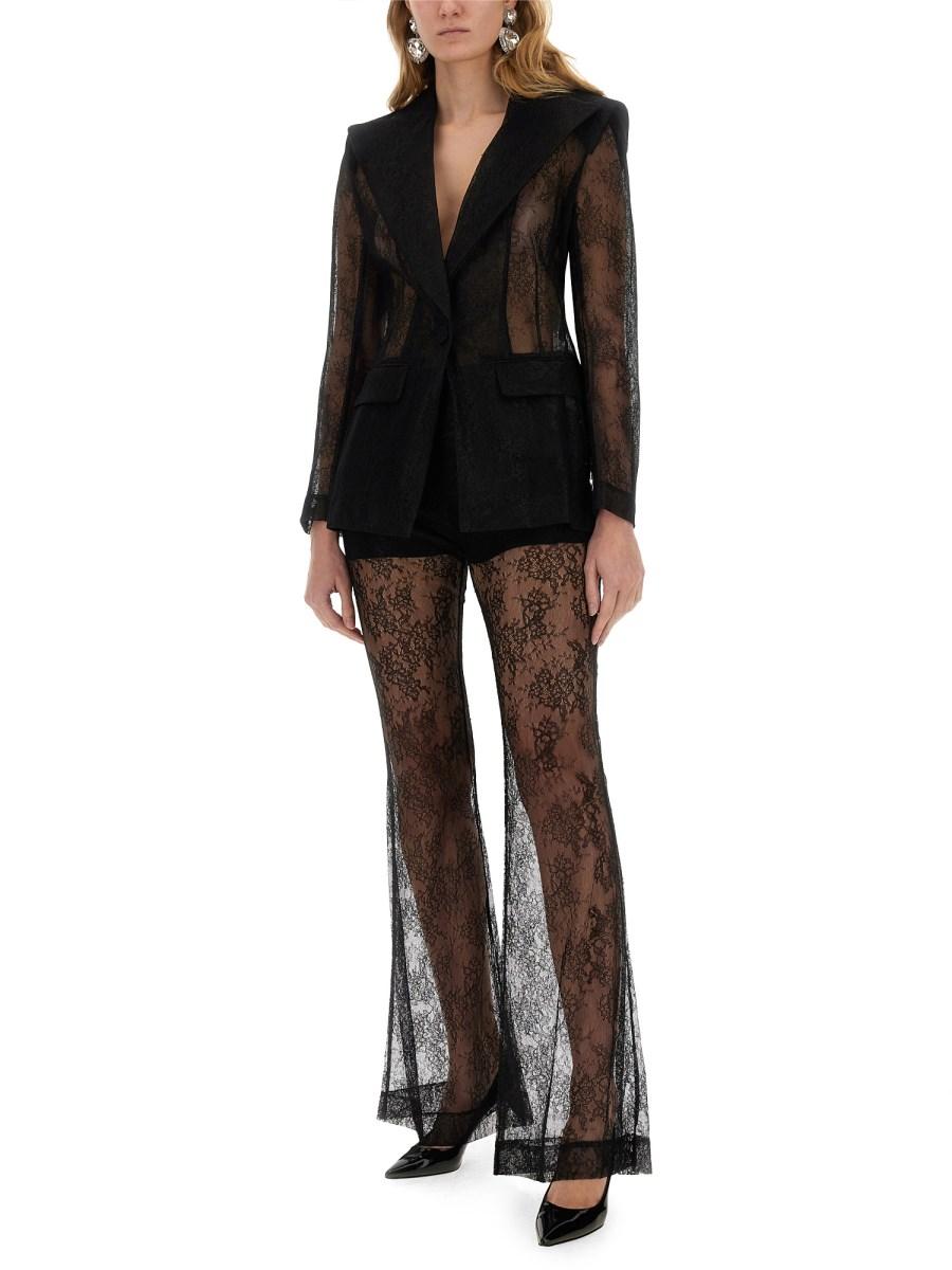NINA RICCI BLAZER IN PIZZO CHANTILLY Shopping Online