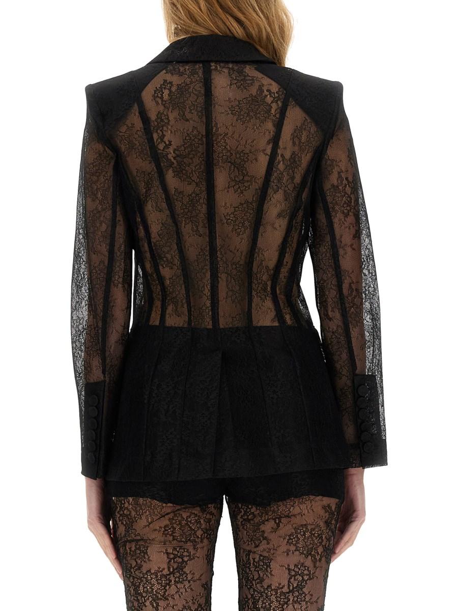 NINA RICCI BLAZER IN PIZZO CHANTILLY Shopping Online