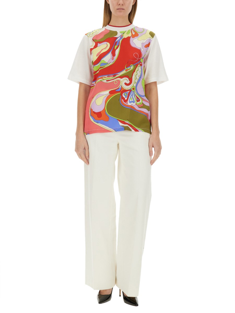 PUCCI T-SHIRT IN COTONE CON STAMPA Novità