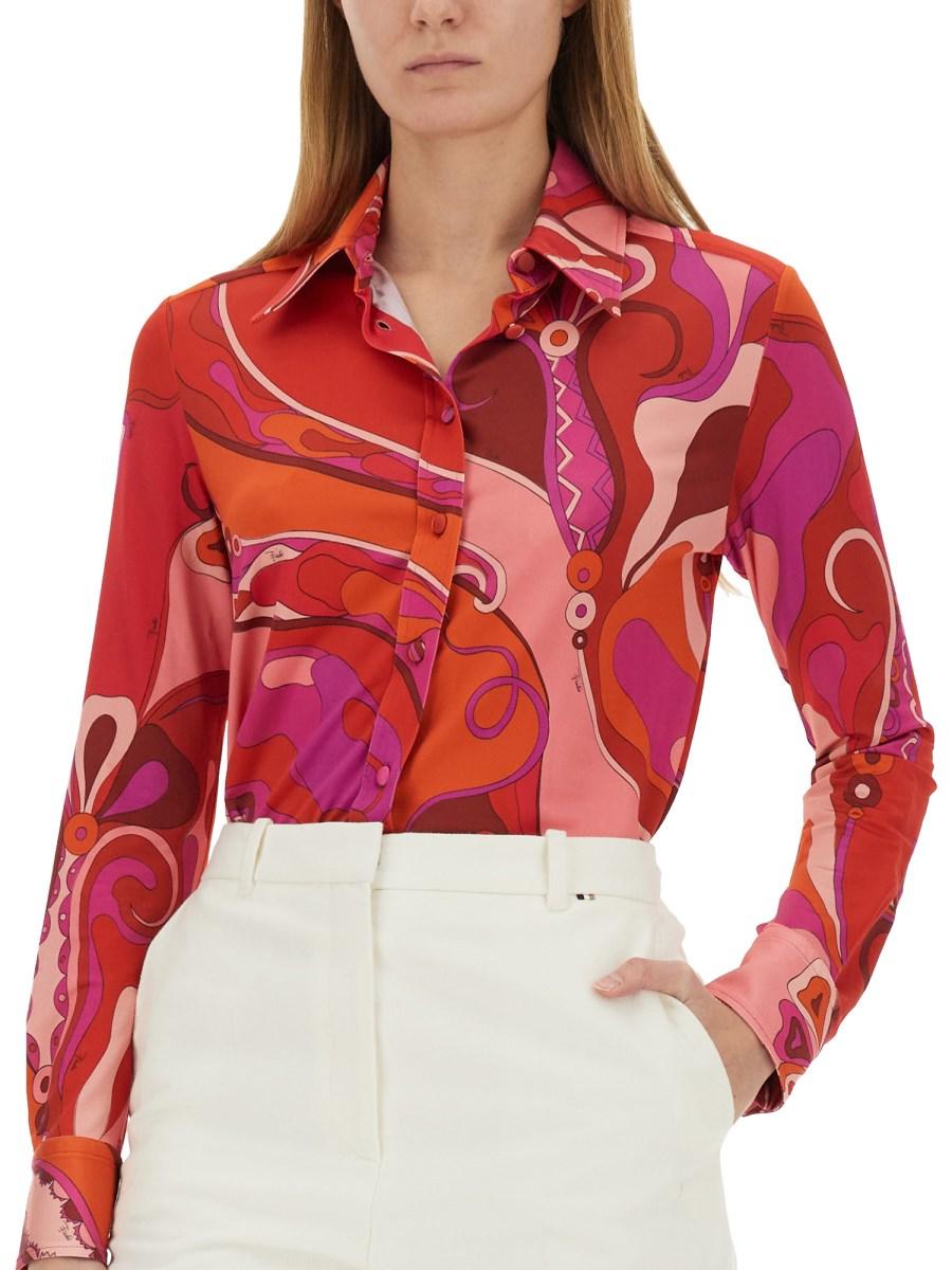 PUCCI CAMICIA CON STAMPA ORCHIDEE Offerta