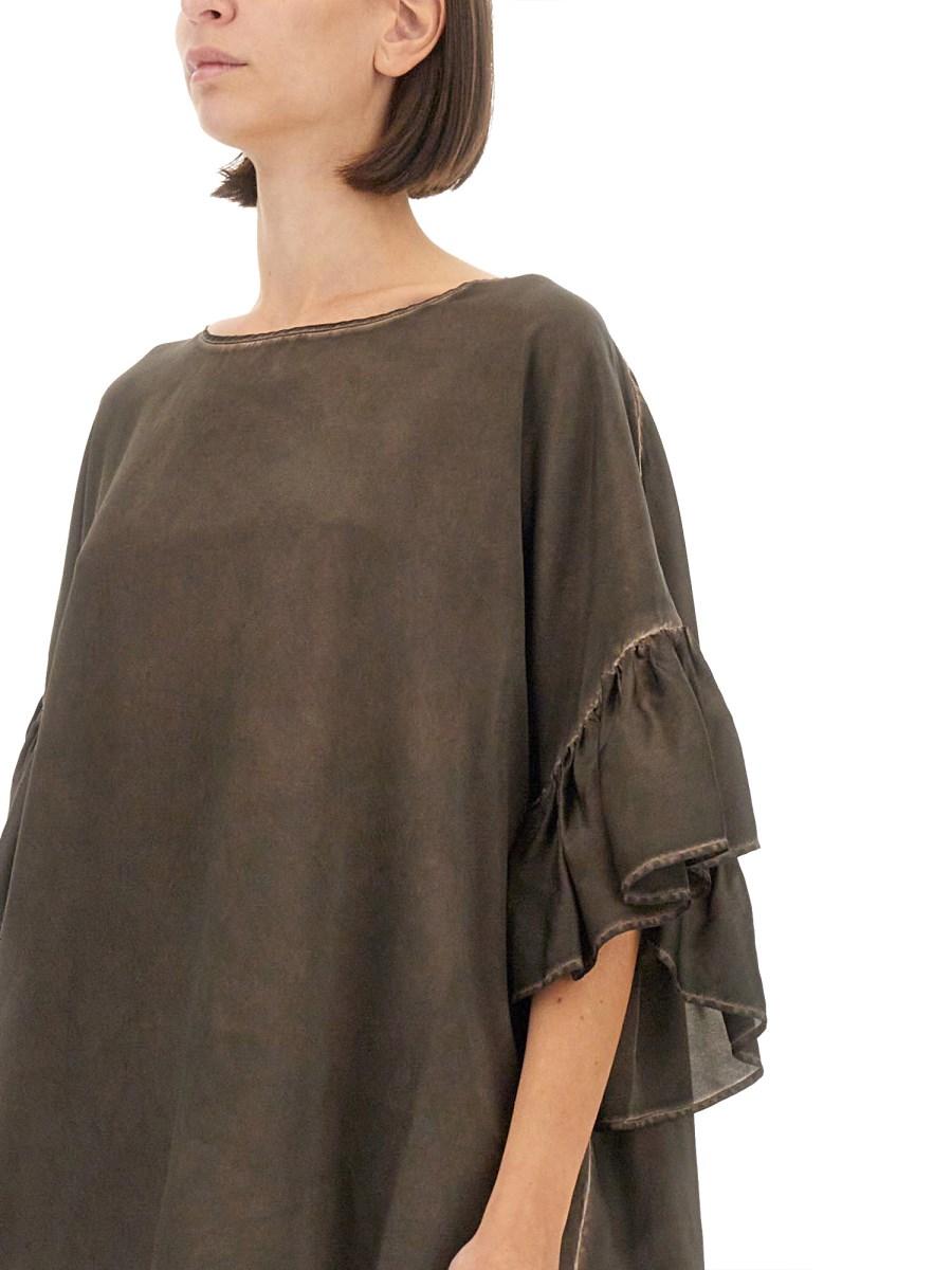 UMA WANG TOP "TALIB" IN SETA In Vendita