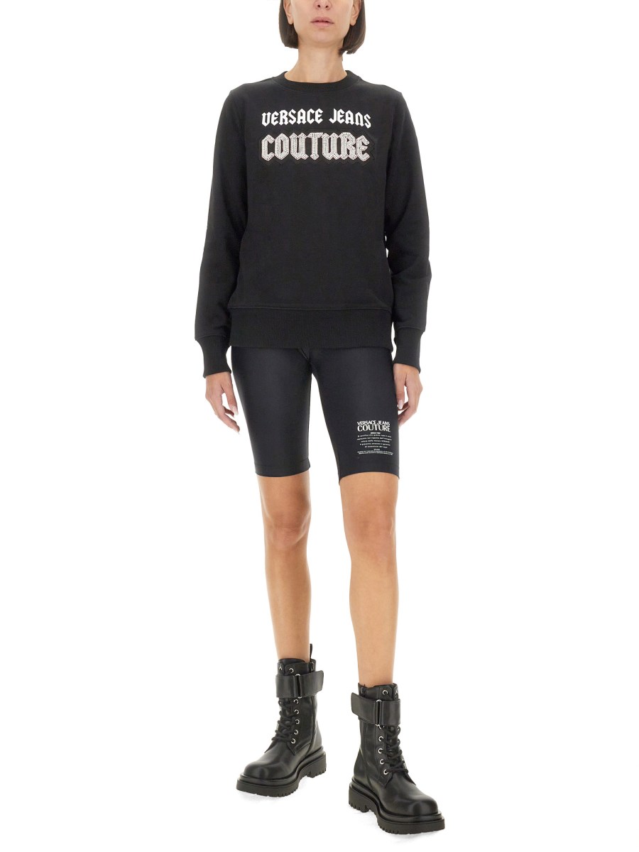 VERSACE JEANS COUTURE FELPA CON LOGO Vendita Calda