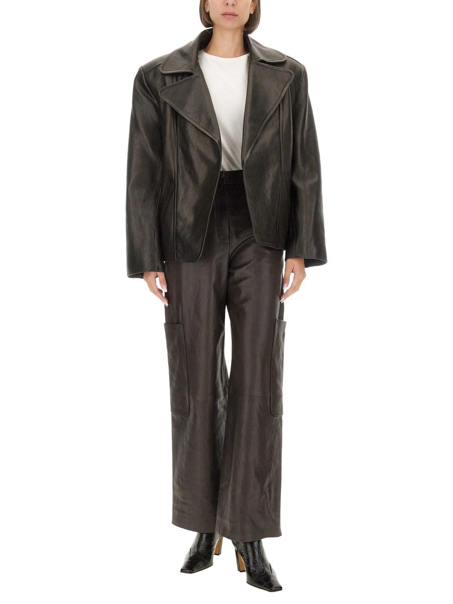 KHAITE GIACCA "DOLORES" IN PELLE 2025