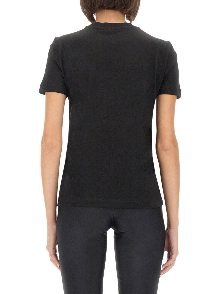 VERSACE JEANS COUTURE T-SHIRT IN COTONE CON LOGO In Linea
