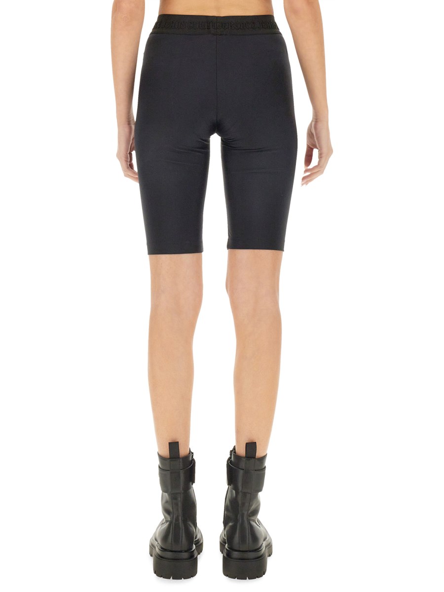 VERSACE JEANS COUTURE BERMUDA CICLISTA CON LOGO Nuovo