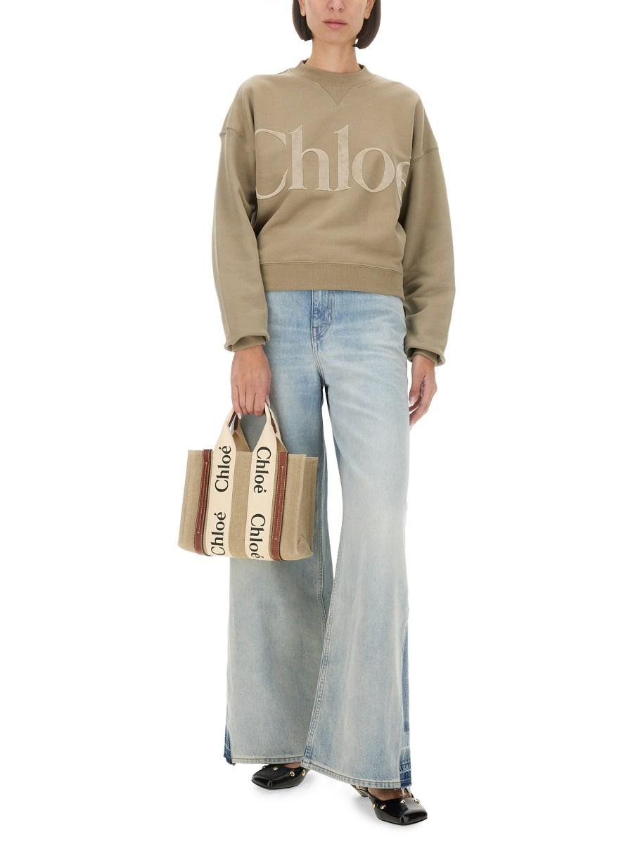 CHLOE&#39; FELPA CON LOGO Soddisfazione Garantita