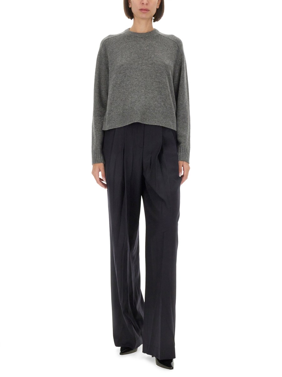THEORY PANTALONE IN FLANELLA CON DOPPIA PIEGA Negozi Online