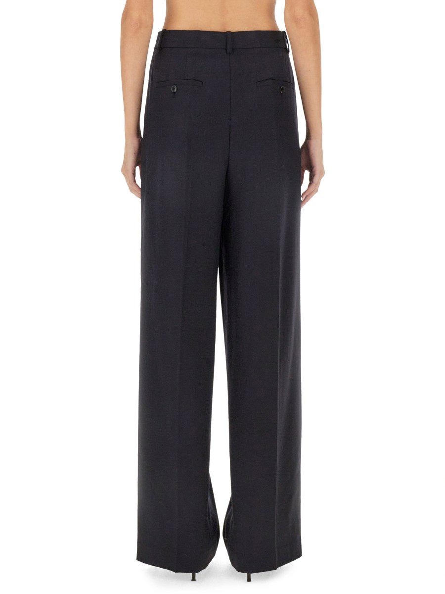 THEORY PANTALONE IN FLANELLA CON DOPPIA PIEGA Negozi Online