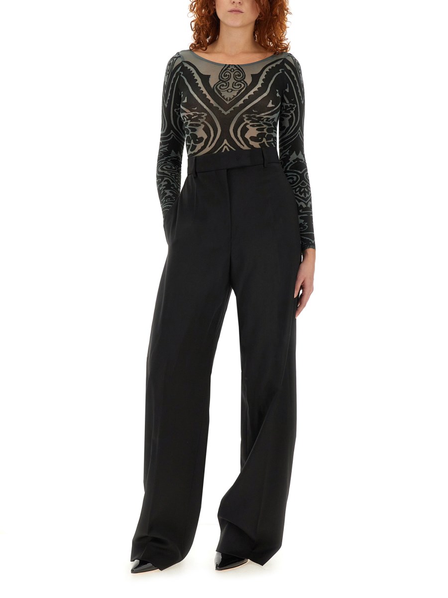 ETRO X WOLFORD BODY ETRO X WOLFORD IN NYLON CON MOTIVO PAISLEY TATTOO Shopping Online