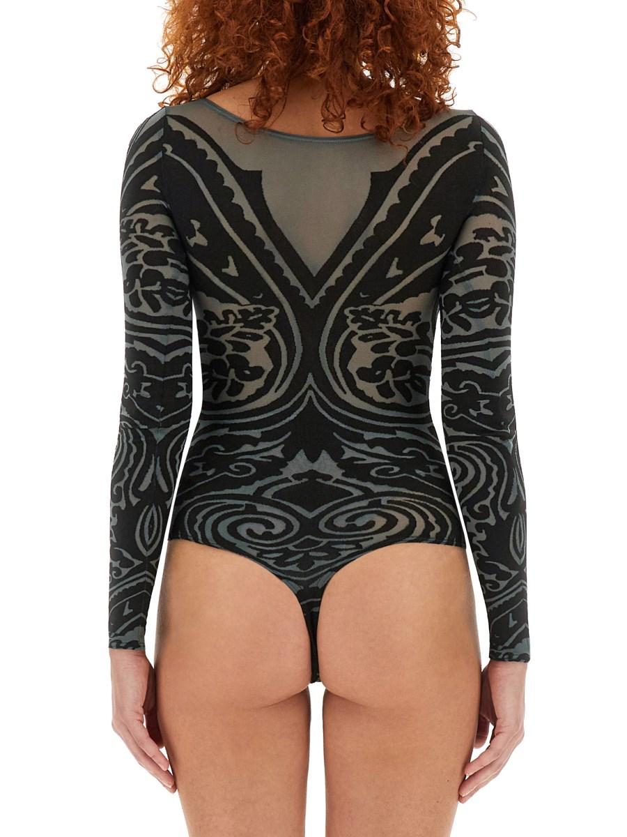 ETRO X WOLFORD BODY ETRO X WOLFORD IN NYLON CON MOTIVO PAISLEY TATTOO Shopping Online