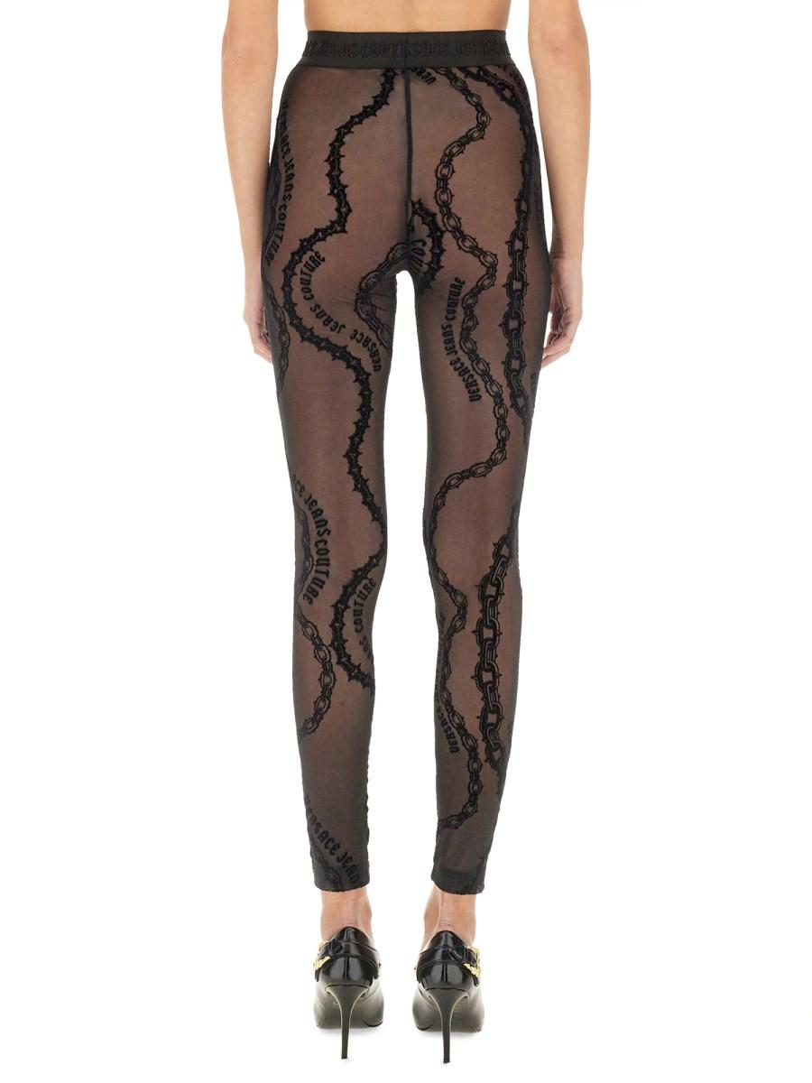 VERSACE JEANS COUTURE LEGGINGS CON STAMPA Italia