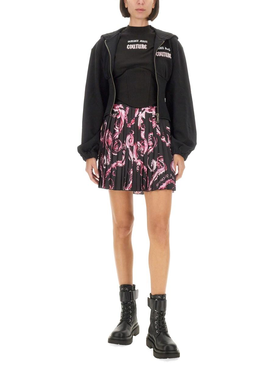 VERSACE JEANS COUTURE FELPA IN COTONE CON LOGO 2025