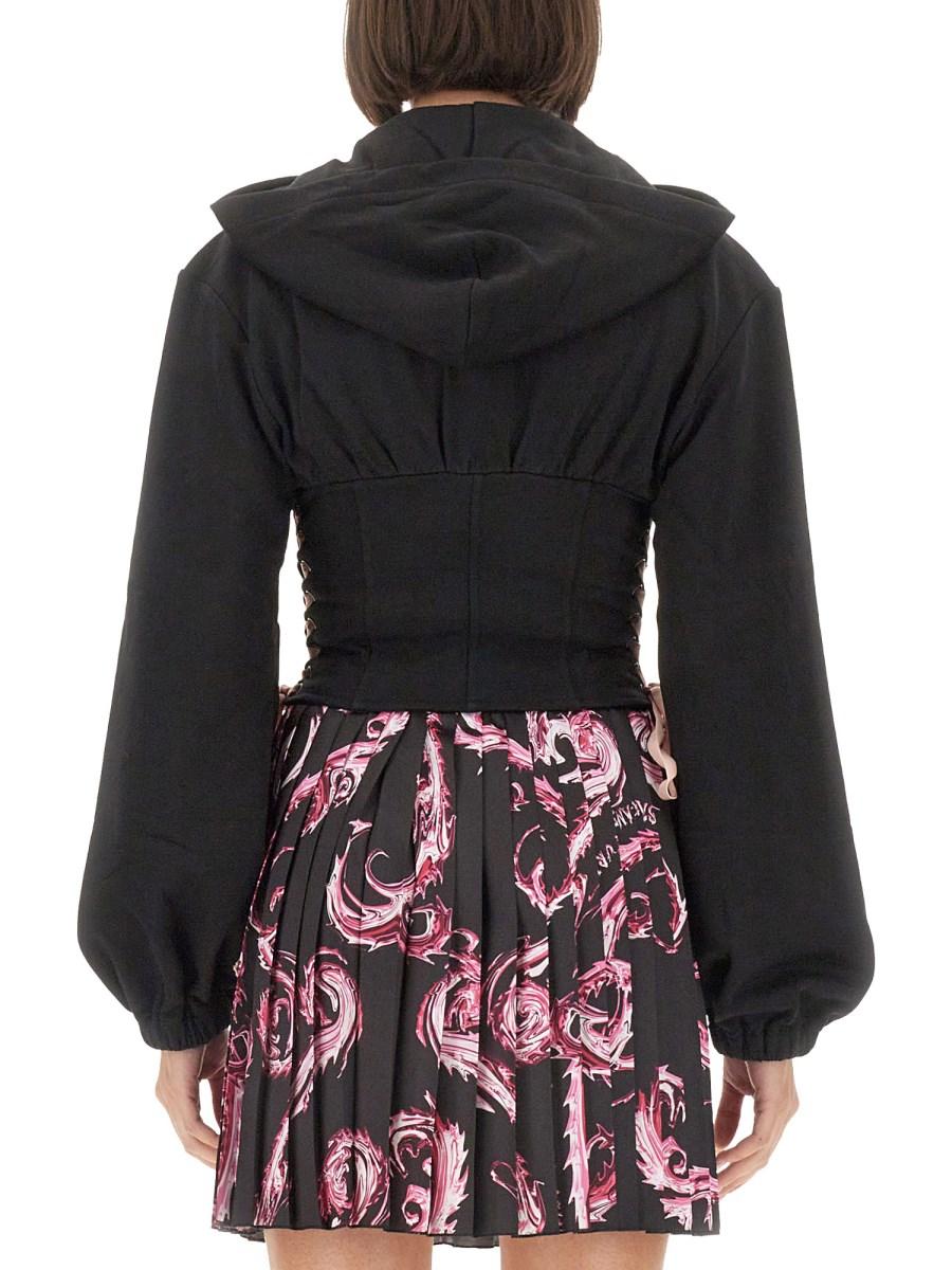 VERSACE JEANS COUTURE FELPA IN COTONE CON LOGO 2025