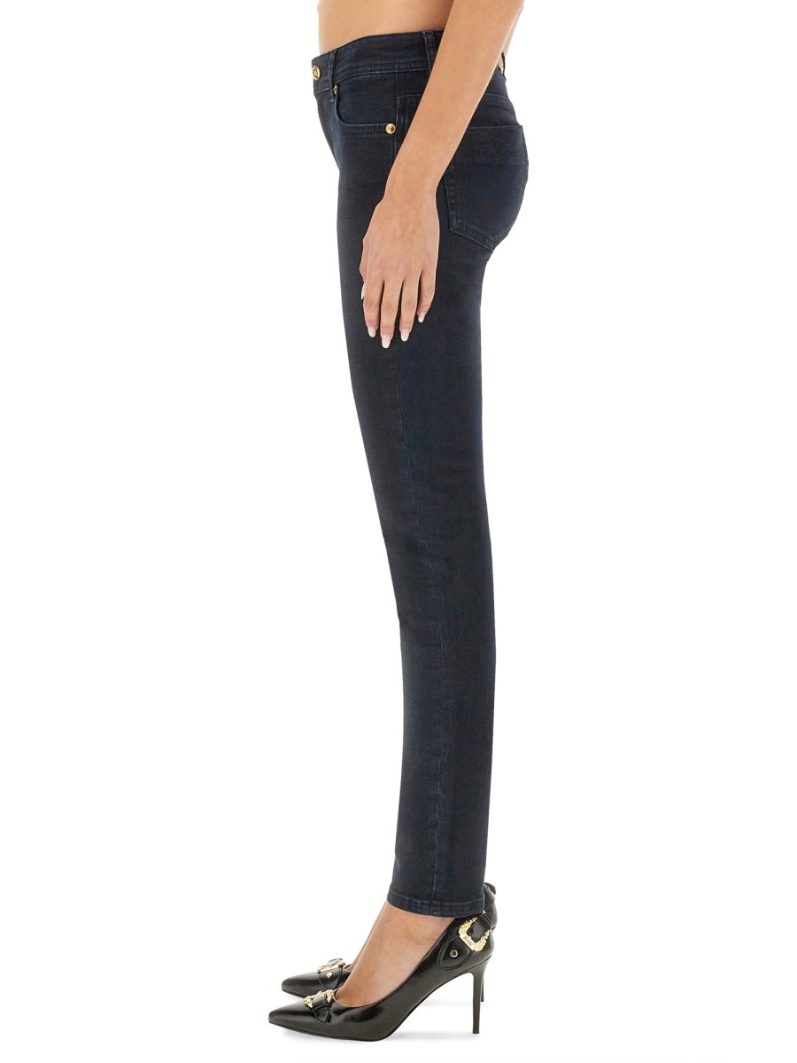 VERSACE JEANS COUTURE JEANS SLIM FIT IN DENIM DI COTONE Promozione Limitata