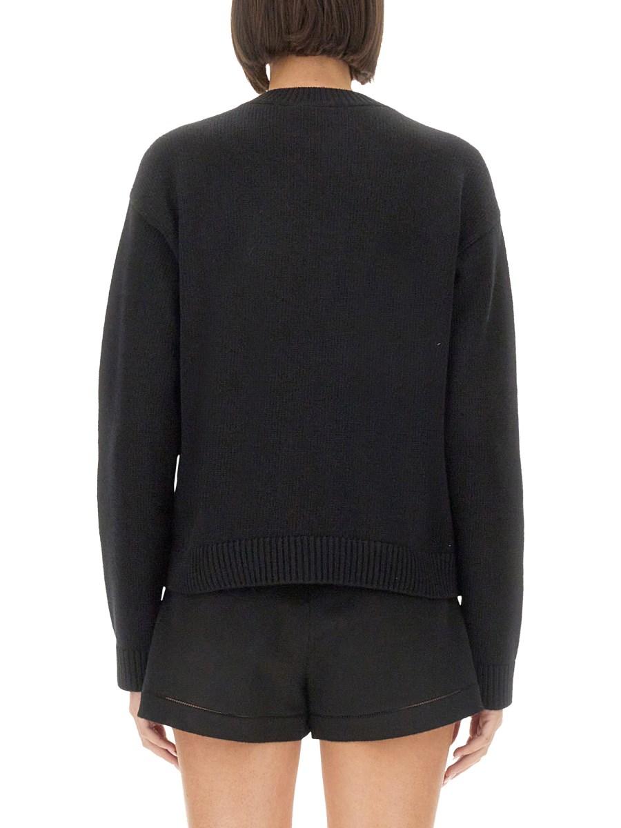 GUCCI MAGLIA IN LANA CON INTARSIO LOGO Fino Al -60%