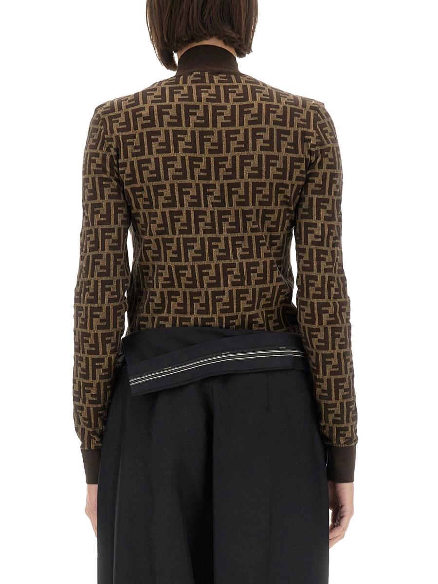 FENDI MAGLIA IN COTONE FF Vendita Calda